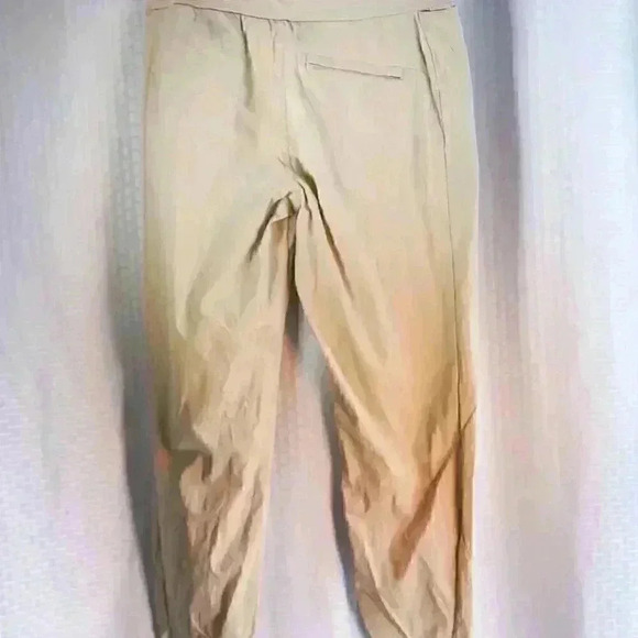 Athleta Size 4 Tan Trekkie North Jogger stretch, athletic, zippers - Picture 7 of 14